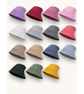 Detský mušelínový klobúk MILO