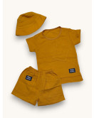 Detský mušelínový klobúk MILO