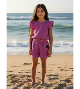 Mušelínový crop top MELANIE