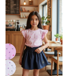 Tričko GLITTER HEARTS