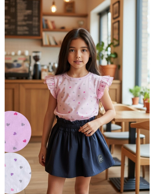 Tričko GLITTER HEARTS