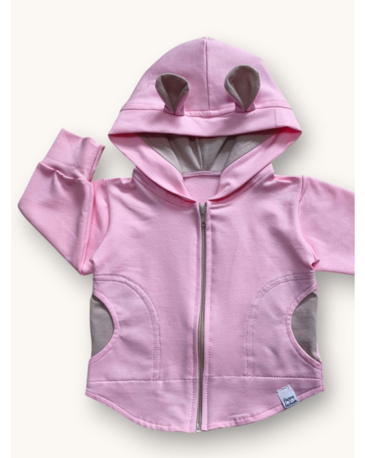 Dievčenská bunda s uškami 