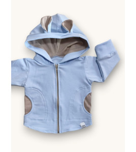 Chlapčenská bunda s uškami 