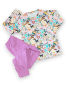 Pyžamo Color Mix – fialové Pyžamo Color Mix – fialové