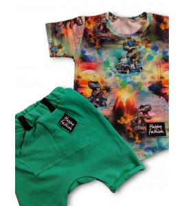 Pudláčové bermudy s pútkami