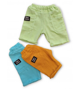 Mušelínové šortky