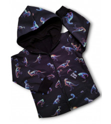 Kabát s dinosaurami NEON