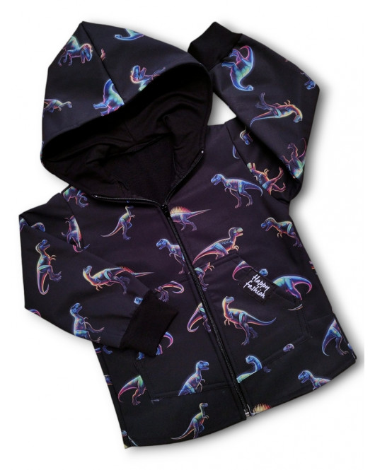 Kabát s dinosaurami NEON