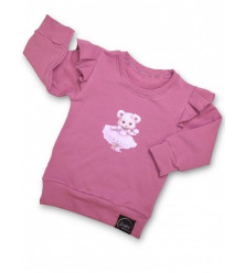 Mikina RUŽOVÝ MACKO (počes)