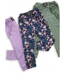 Tepláky s volánmi na vreckách