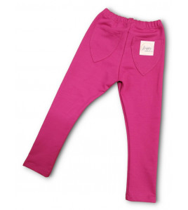 Teplákové legíny FUCHSIA