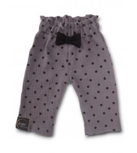 Bavlnené bodkované nohavice