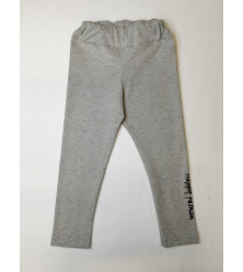 Dievčenské šedé legíny Happy Fashion