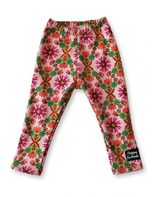 Legíny "PINK FLOWER" (warmkeeper)