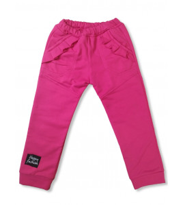 Teplákové nohavice s volánikmi (počes)