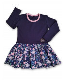 Šaty s kvetinovou sukničkou