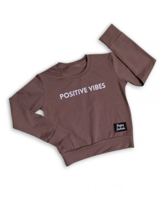Crop top POSITIVE VIBES (122)