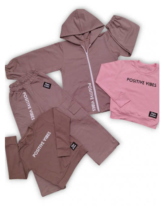 Crop top POSITIVE VIBES (122)