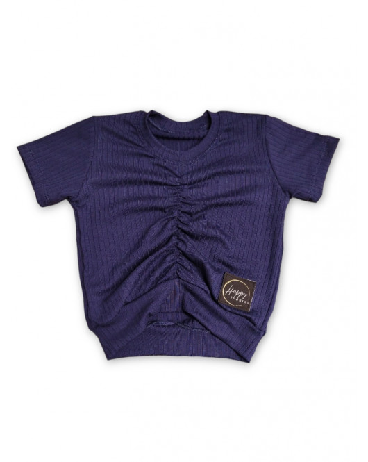 Rebrovaný CROP-TOP (110)