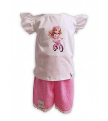 Tričko DIEVČA NA BICYKLI