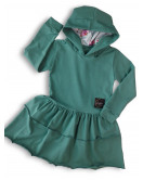 Mikinové šaty s kapucňou