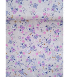 Úplet KVETINOVÁ ZÁHRADA - ružová