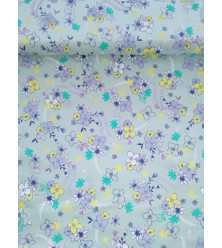 Úplet KVETINOVÁ ZÁHRADA - zelená